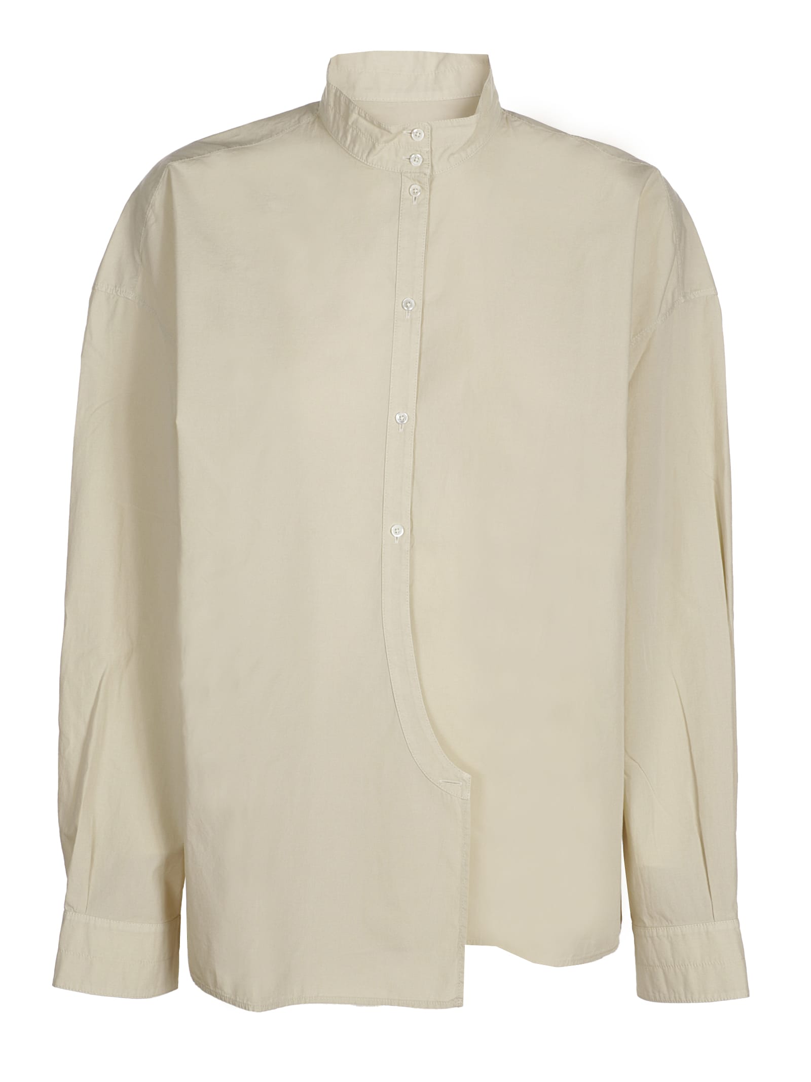 Lemaire Officer Collar Twisted Shirt