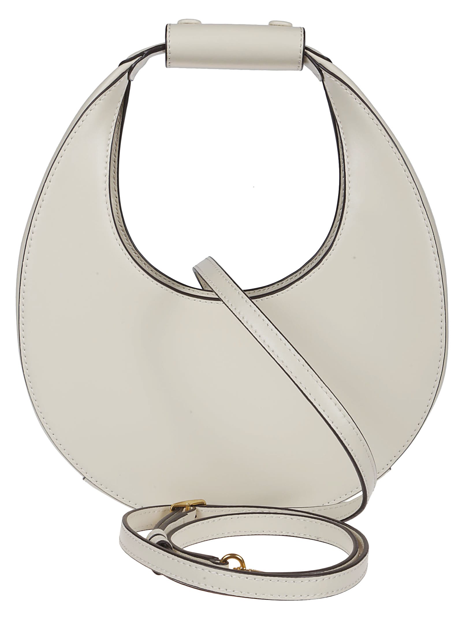 Staud Mini Moon Bag In Cream