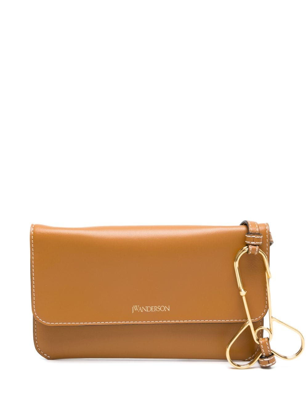 Jw Anderson Chain Phone Pouch In Pecan