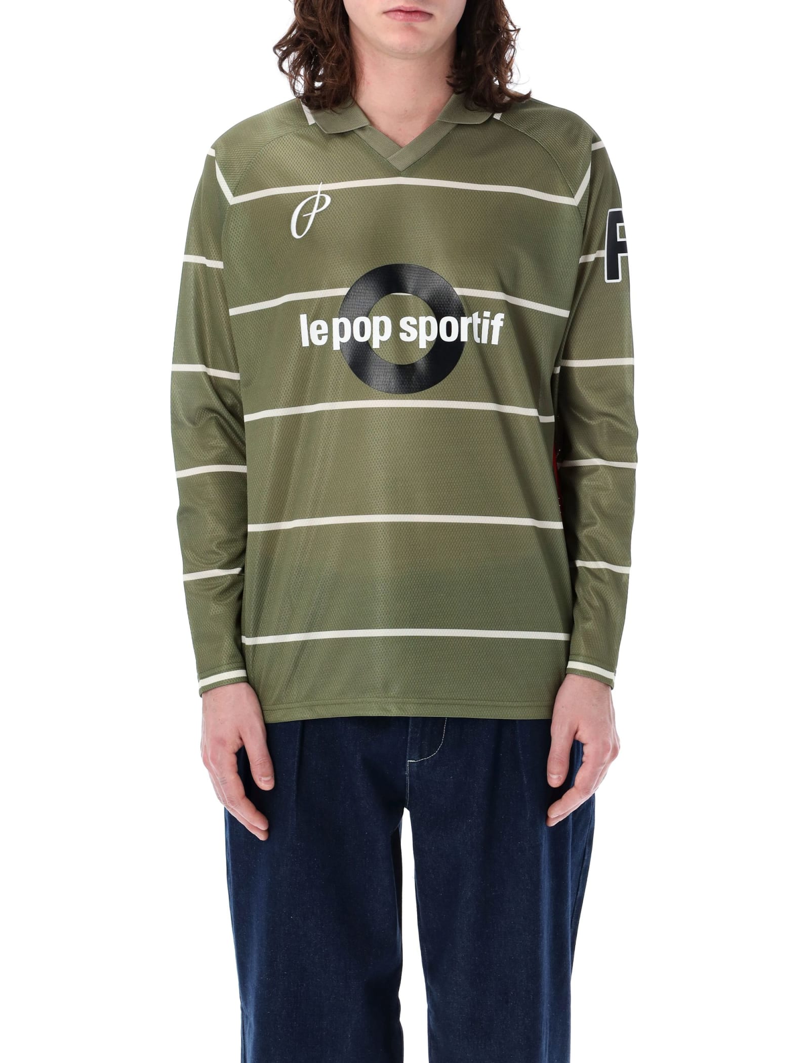 Pop Striped Sportif Long Sleeves T-shirt