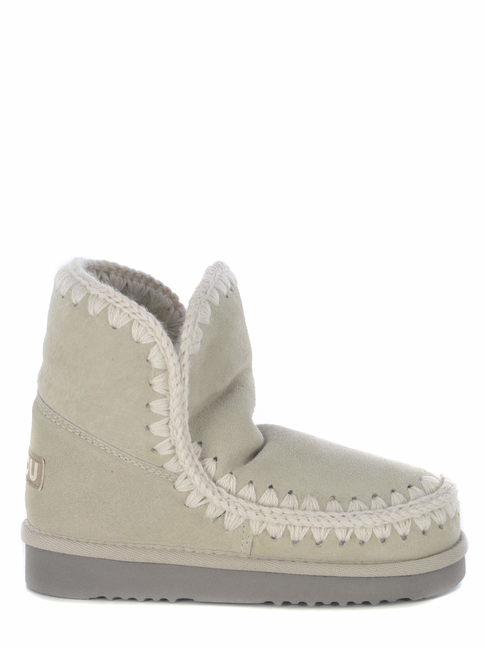 Shop Mou Ankle Boots  Eskimo24 Made In Suede In Grey