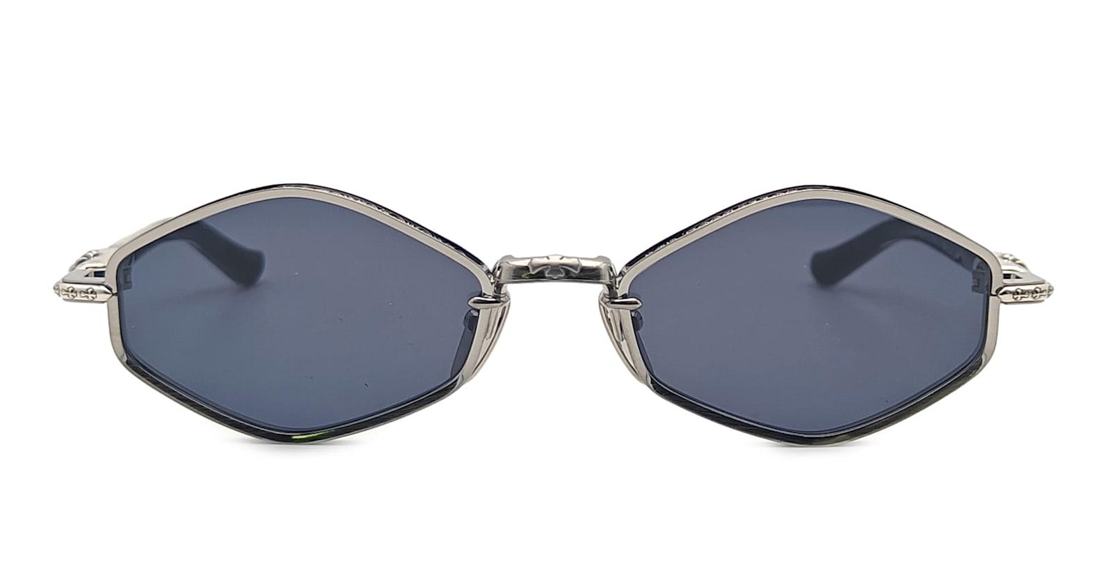 Chrome Hearts Nip Slip - Brushed Alloy / Black Sunglasses In Metallic