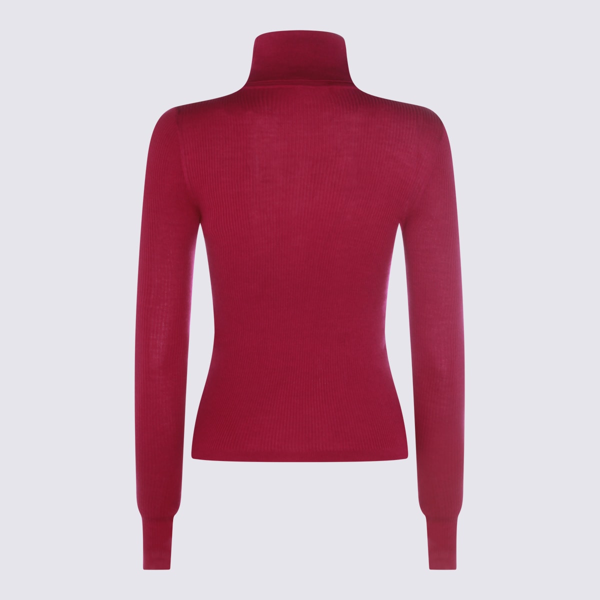 Saint Laurent Red Wool Knitwear In Pink