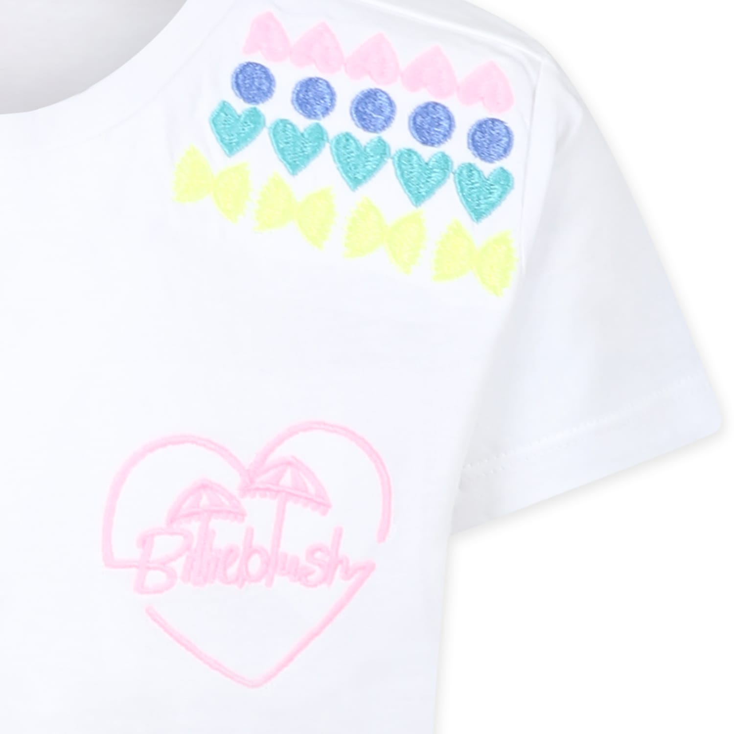 Billieblush Short-sleeved T-shirt In White