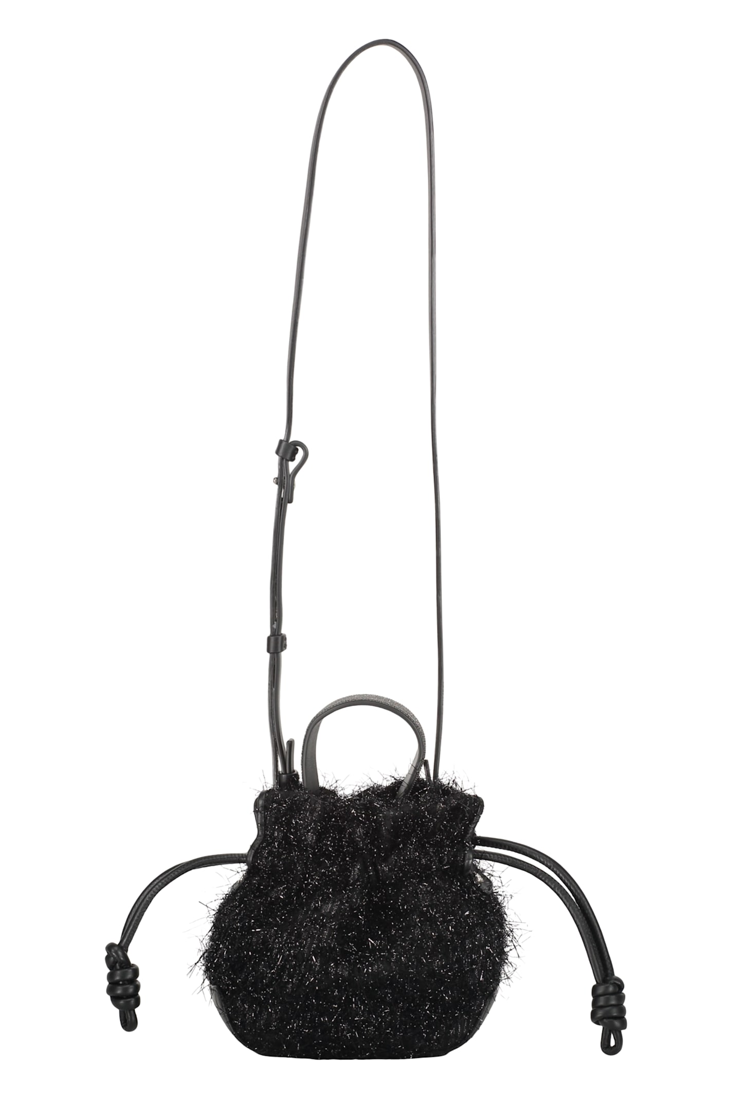 Fabiana Filippi Mini Bucket Bag In Black