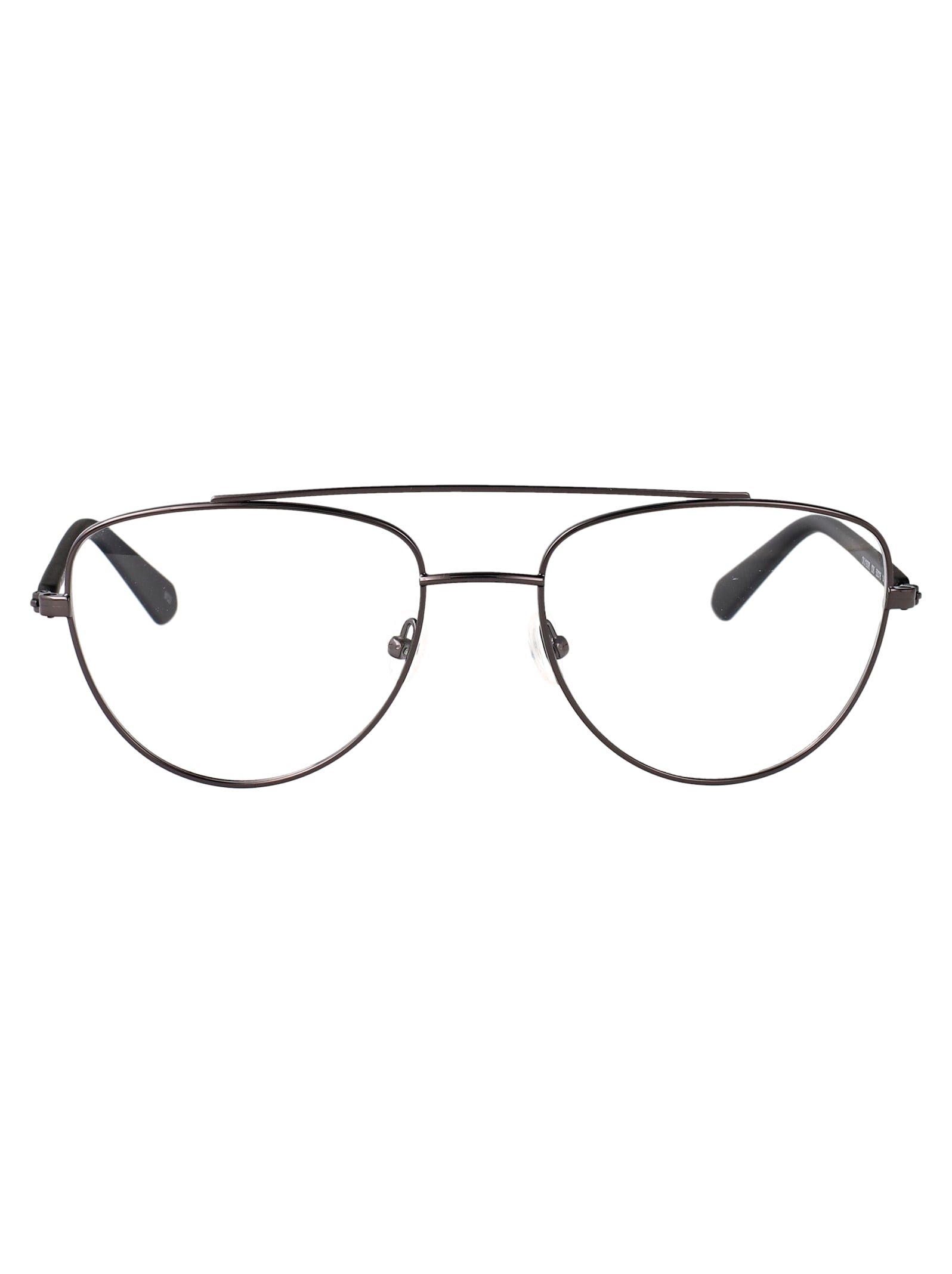 Calvin Klein Jeans Est.1978 Calvin Klein Jeans Matte Black Metal Glasses In Black
