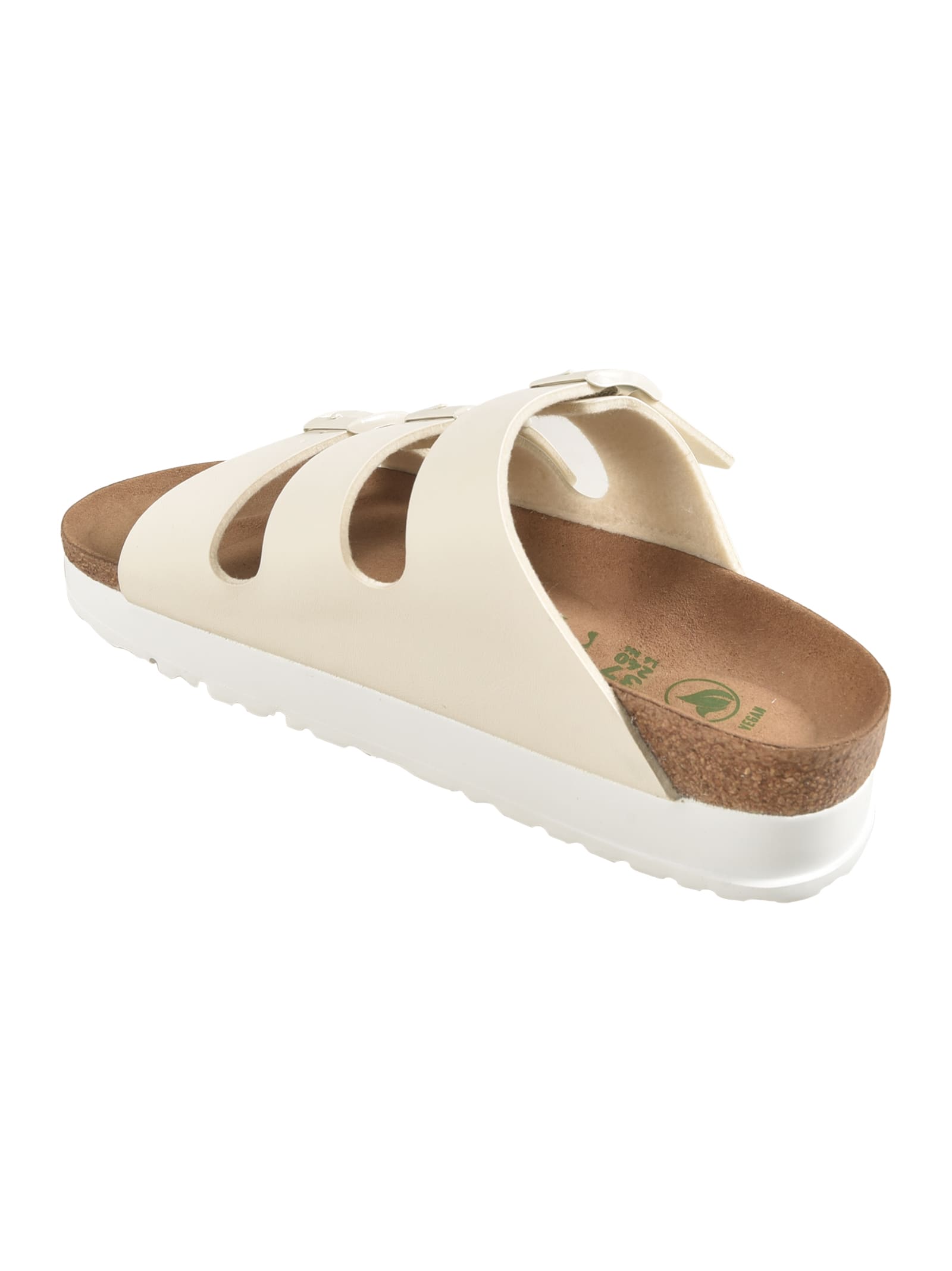 Birkenstock Florida Iii Pap Flex Platform Sandals In Eggshell