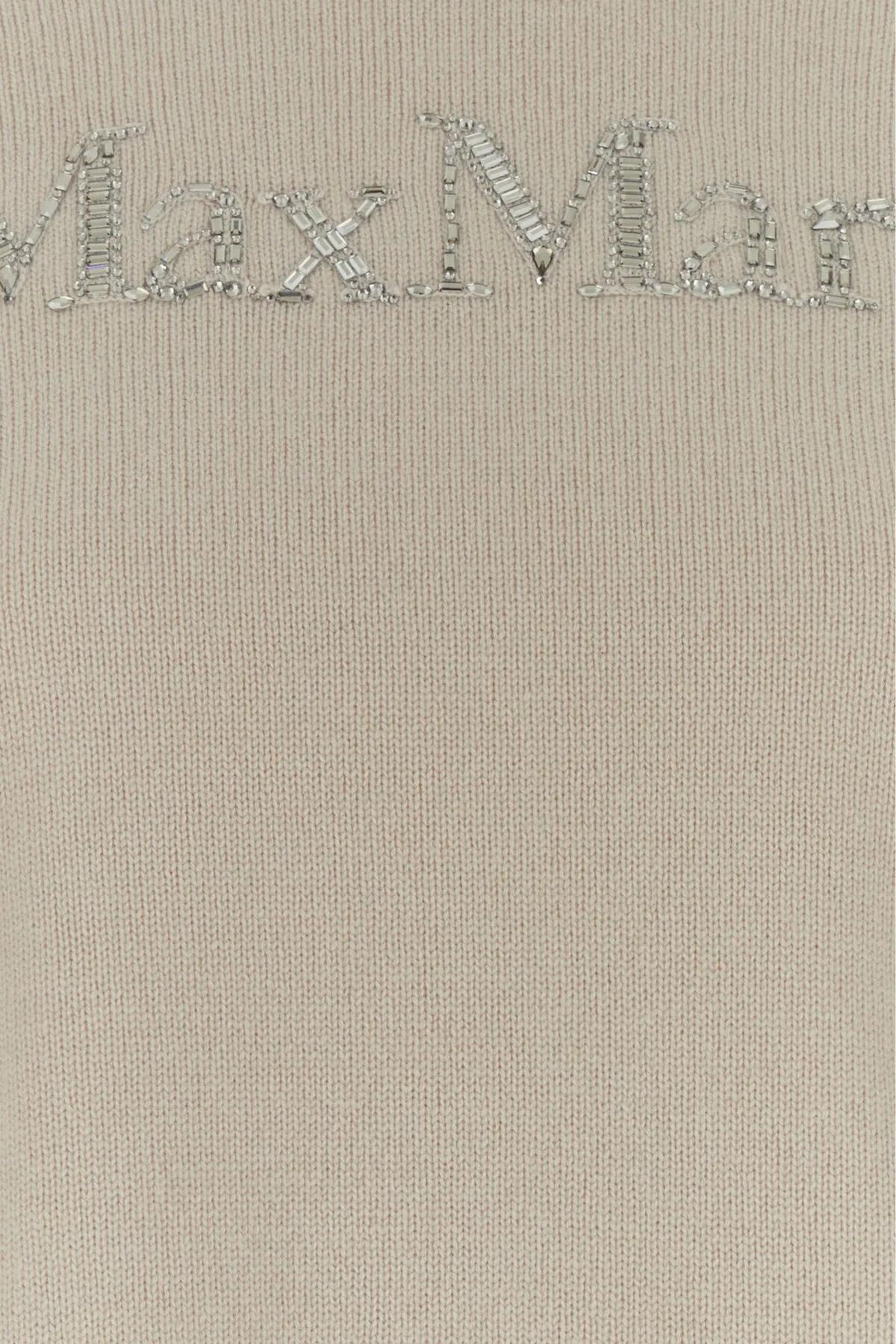 Shop 's Max Mara Sand Wool Blend Kassel Sweater In Ivory