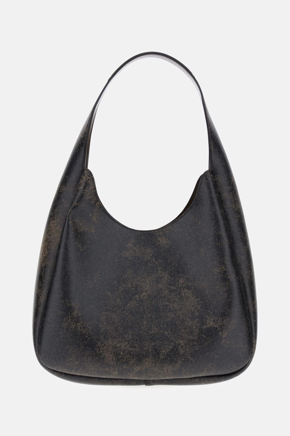 Stella Mccartney Large Hobo Bag With Aged Effect And Logo