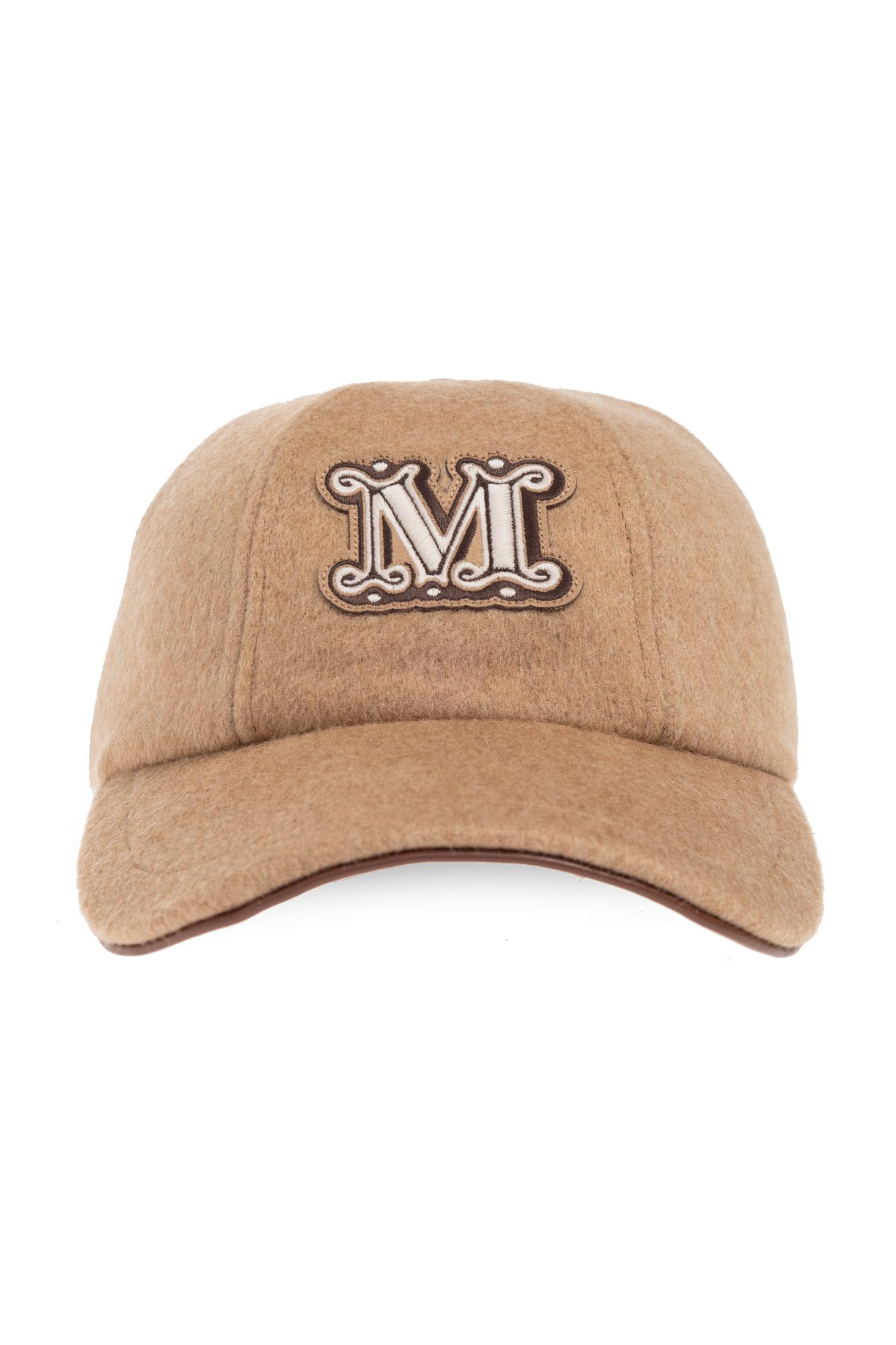 Max Mara Baseball Cap Fedora In Brown