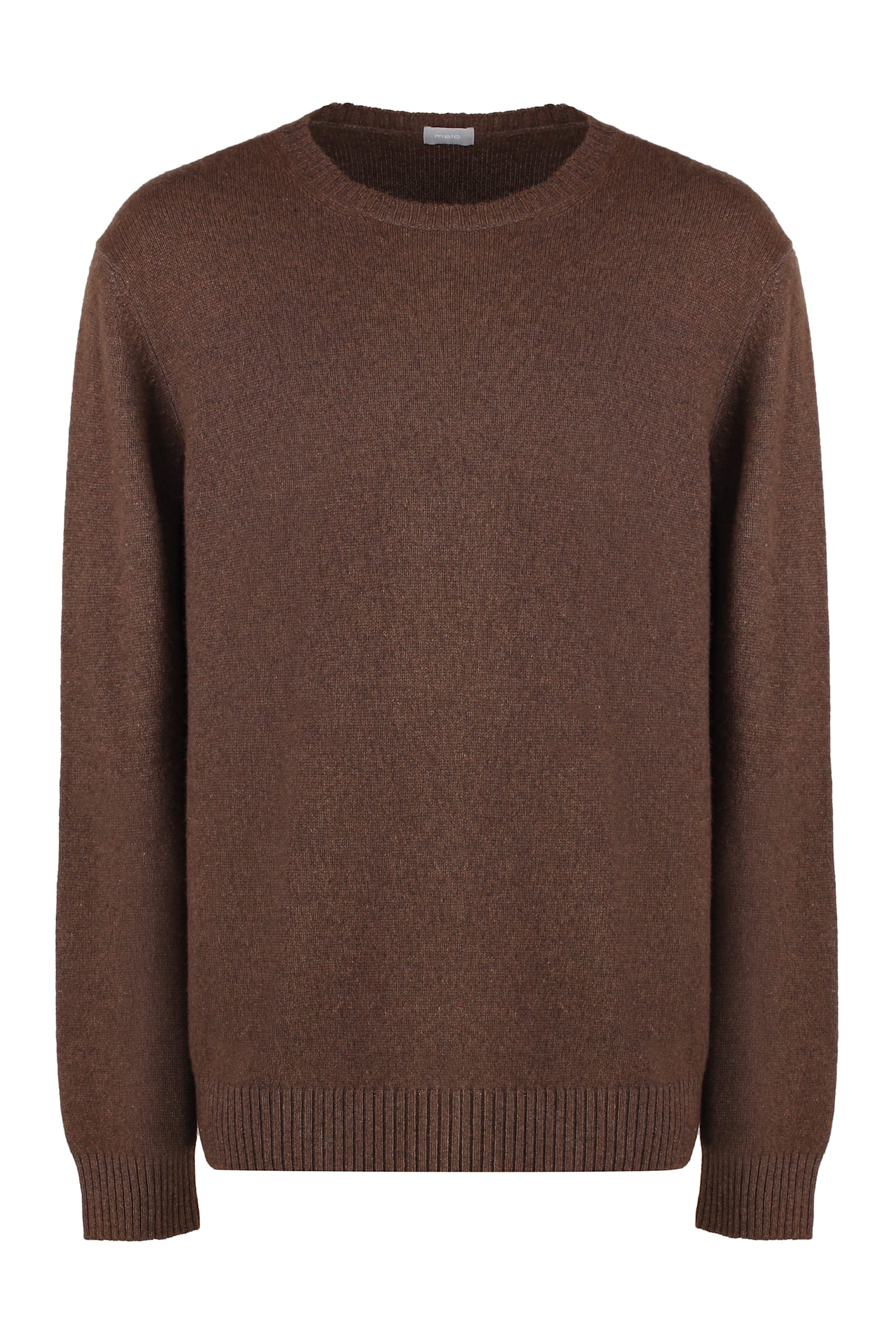 Malo Cashmere Crew-neck Sweater In Brown