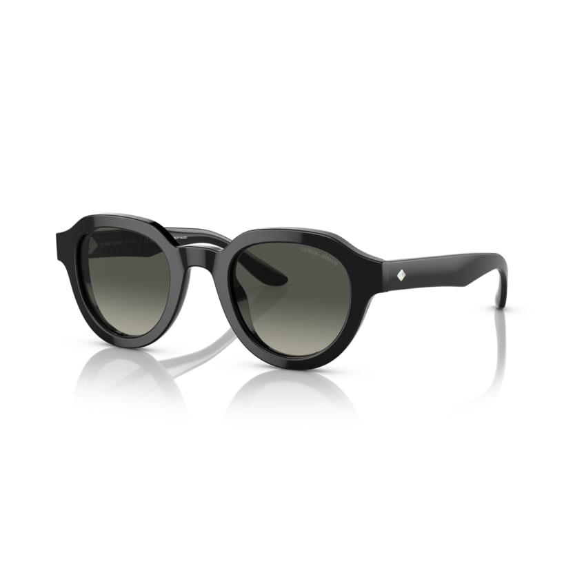 Shop Giorgio Armani Ar8172 5875/71 Sunglasses In Nero