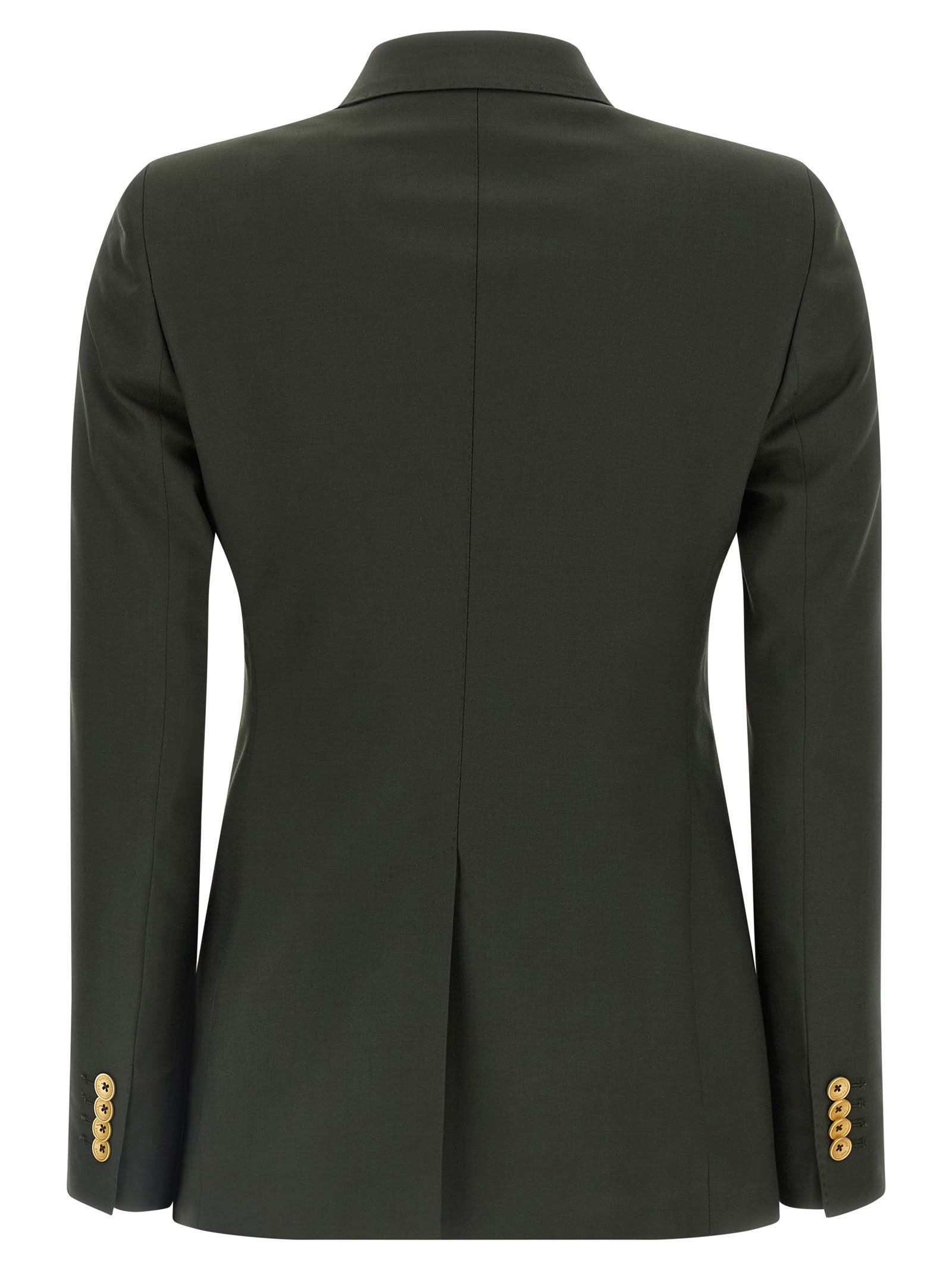 Tagliatore Parigi Double-breasted Peak-lapel Blazer In Green