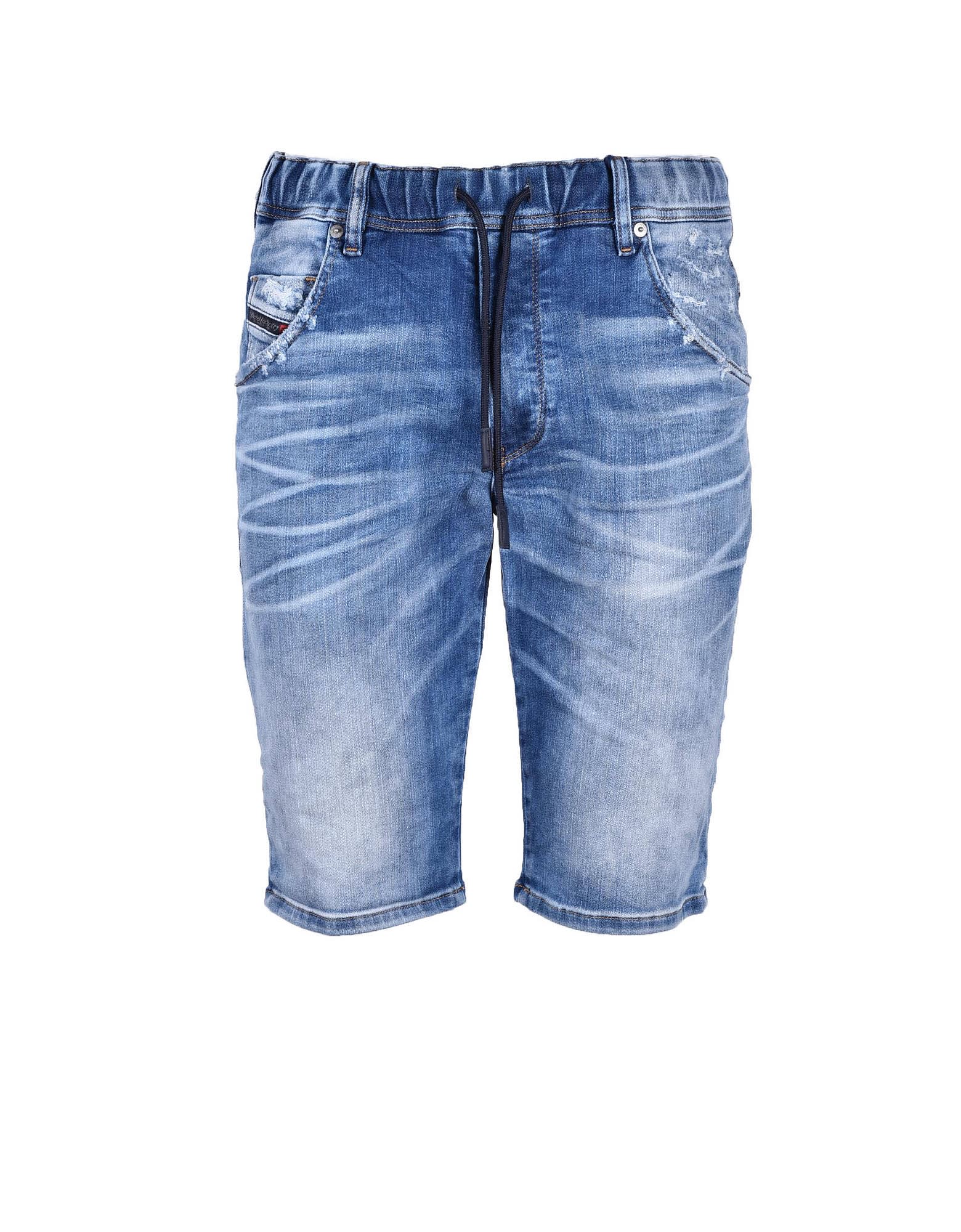 Diesel Mens Denim Blue Bermuda Shorts