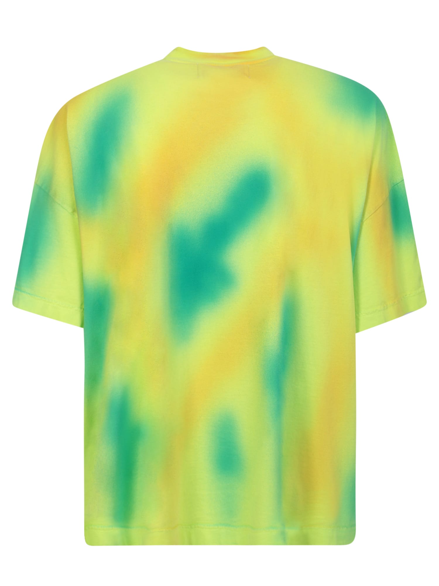 Shop Bonsai Tie Dye Print T-shirt In Green