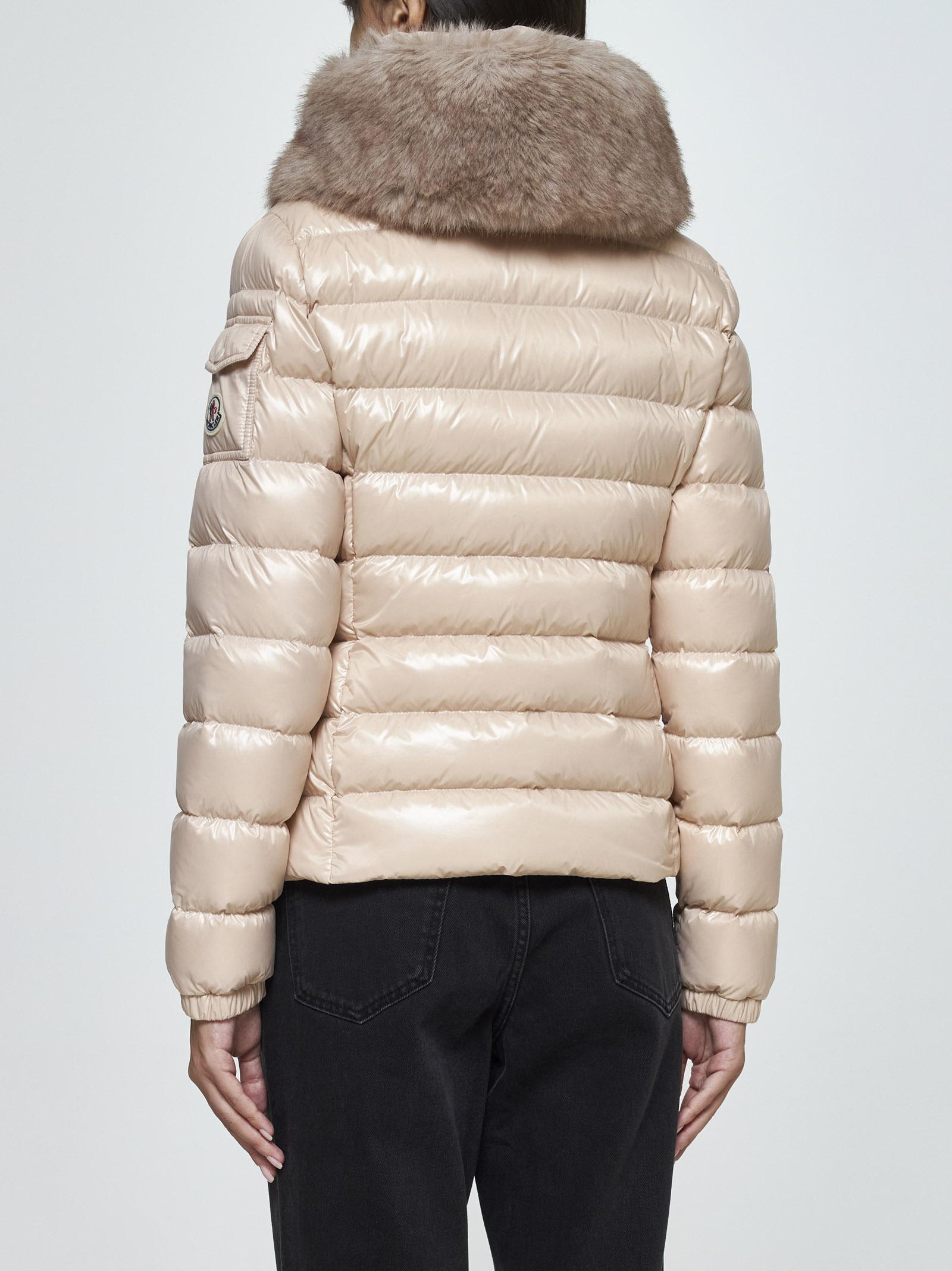 Shop Moncler Badyf Quilted Nylon Down Jacket In White