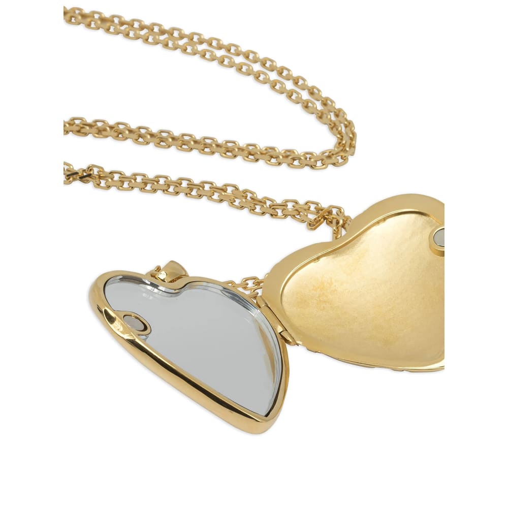 Pucci Heart Mirror Pendant Necklace Accessories In Gold