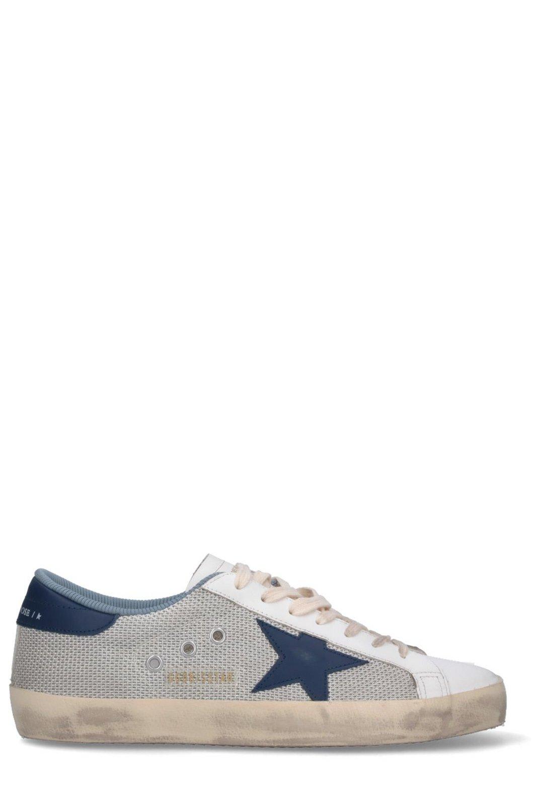 Shop Golden Goose Super Star Lace-up Sneakers In Multicolour