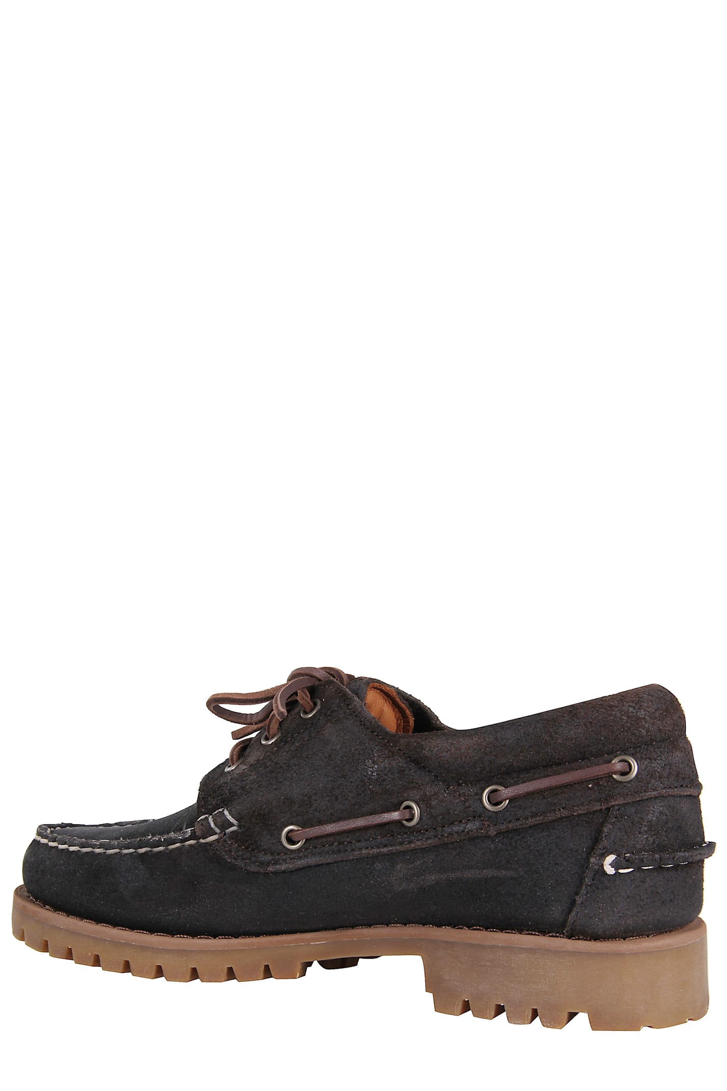 Sebago Acadia Suede Wax Boats Shoes In Black