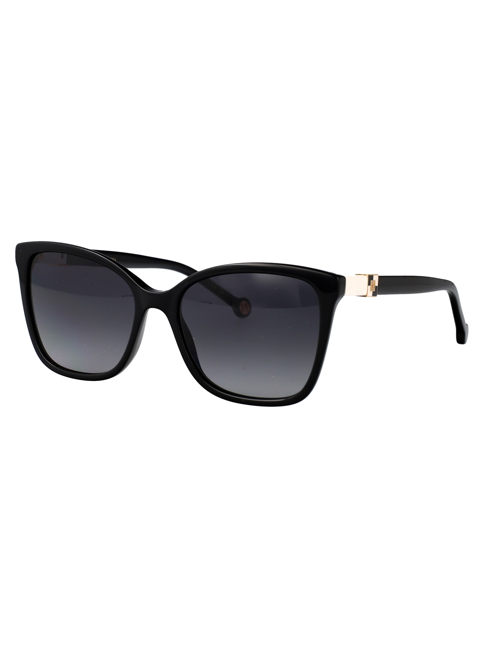 Carolina Herrera Her 56mm Gradient Rectangular Sunglasses In Blue