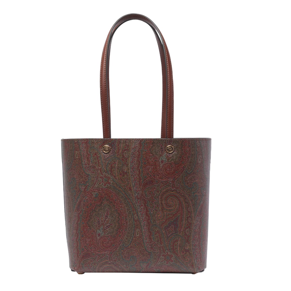 Shop Etro Medium Essential Shopping Bag In Brown