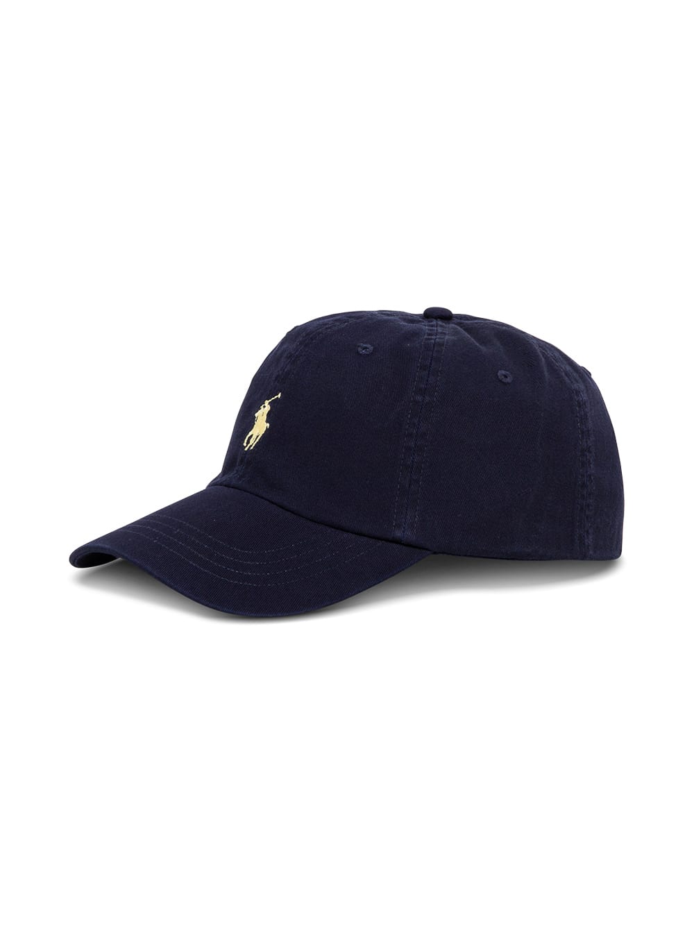 Blue Cotton Hat With Logo