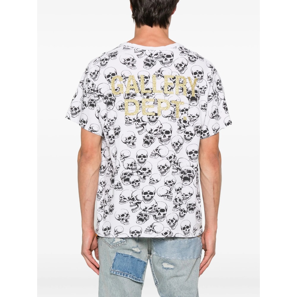Gallery Dept. Skull-print T-shirt In White