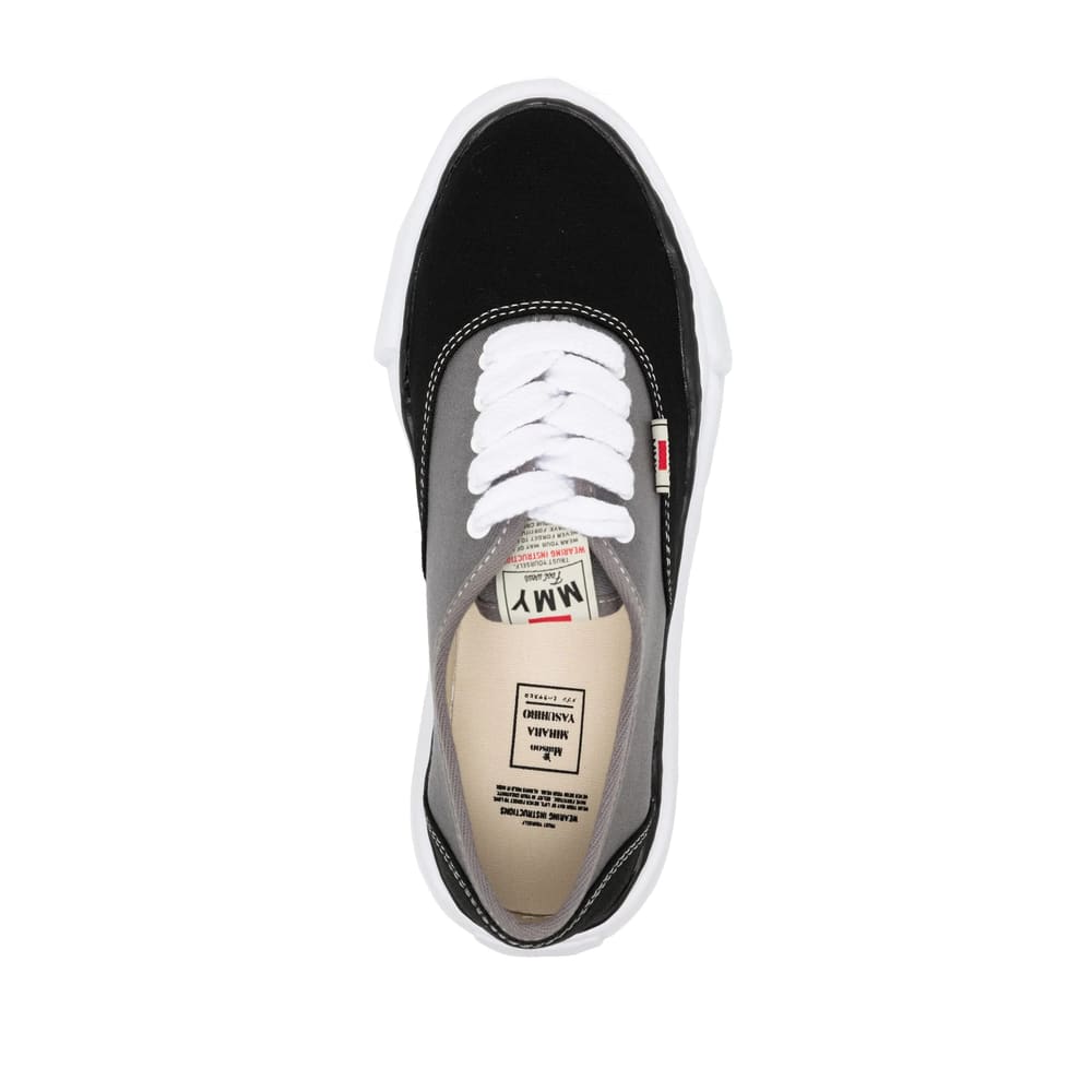 Miharayasuhiro Maison Mihara Yasuhiro Baker Og Sneakers In Black/grey Canvas In Multi