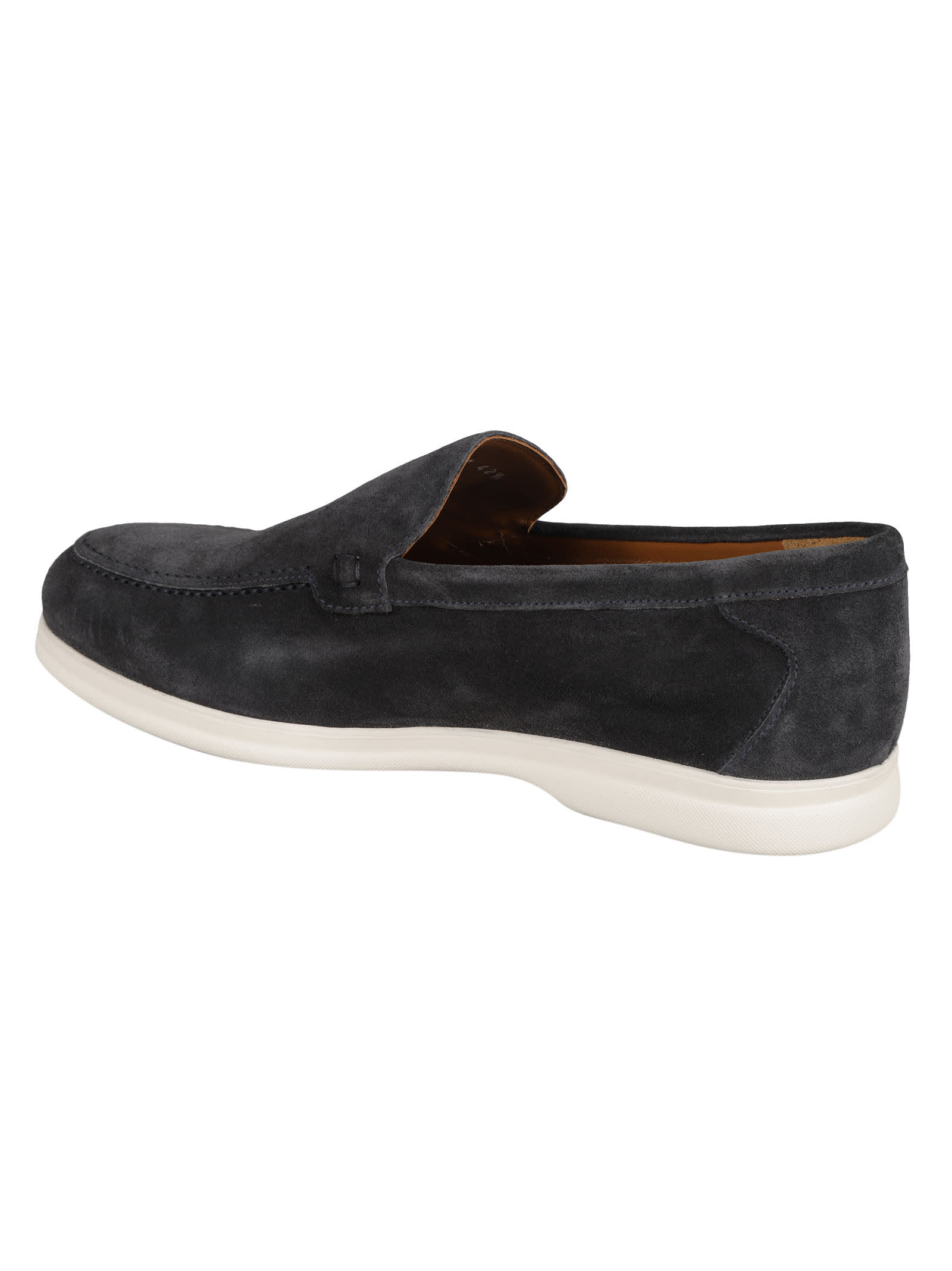 Shop Doucal's Slip-on Classic Loafers In Notte