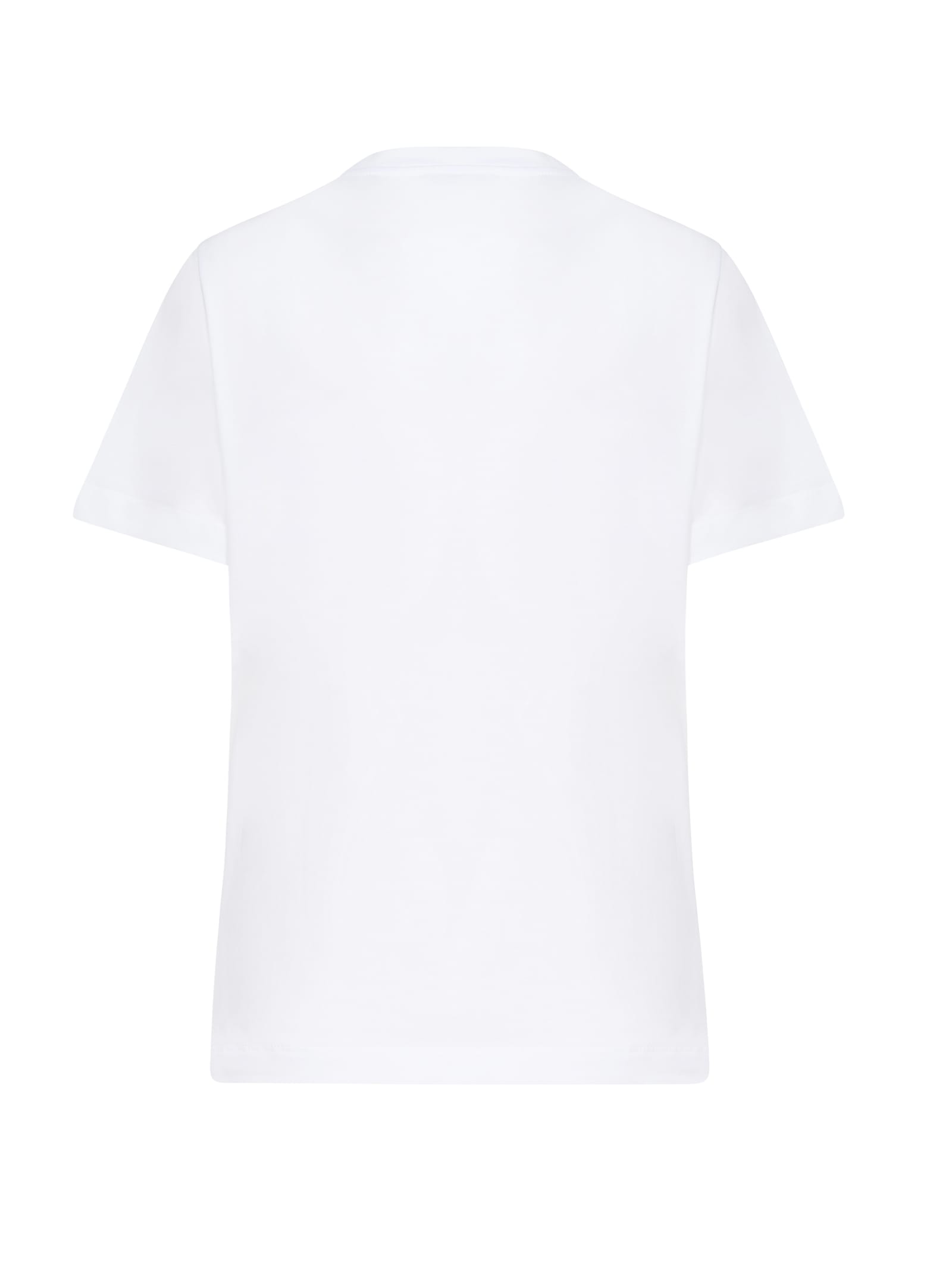 Dondup Cotton Jersey T-shirt With Logo In White