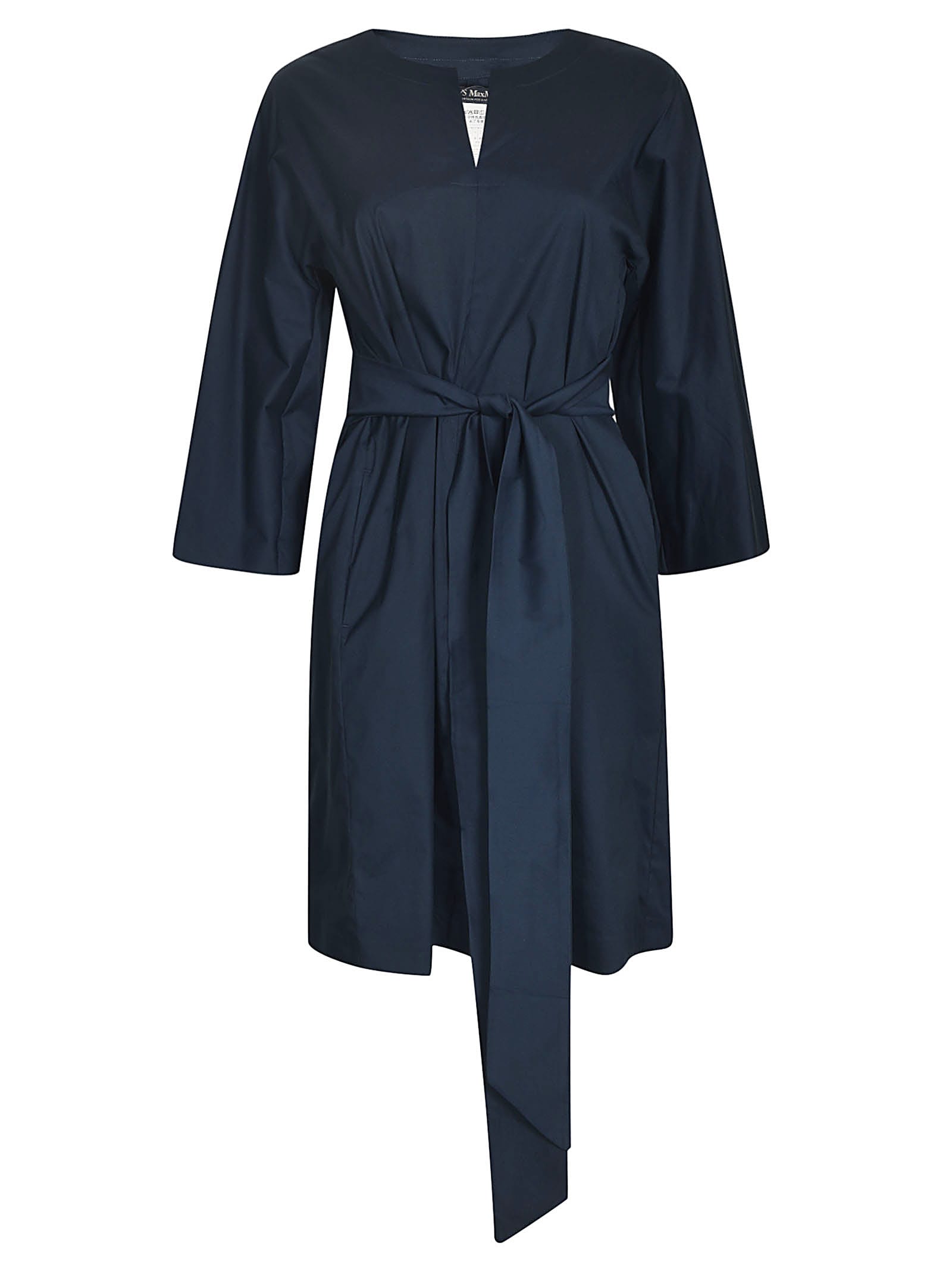 Shop 's Max Mara Leila Dress In Blu Scuro