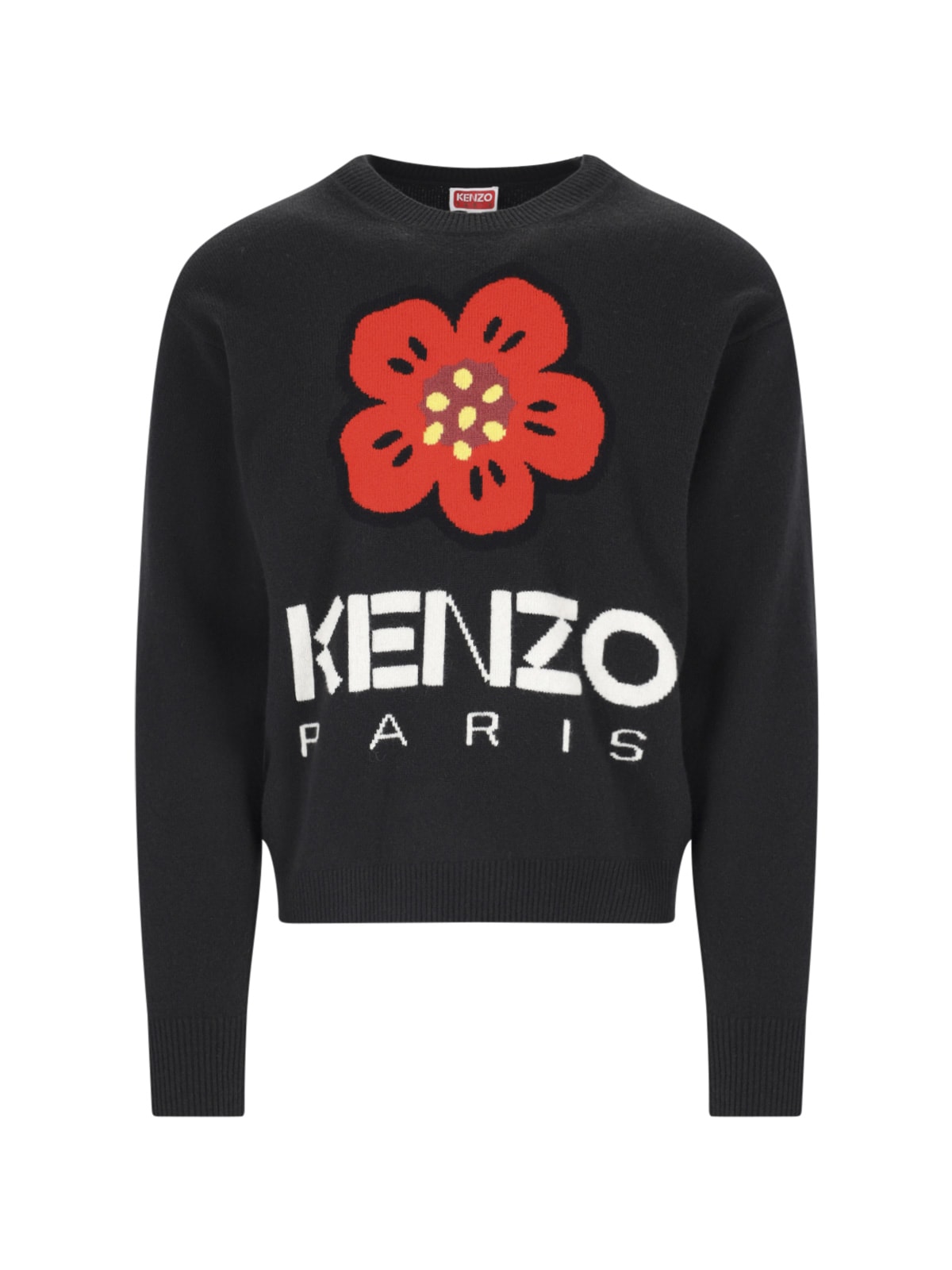 Shop Kenzo Boke Flower Sweater In J Noir