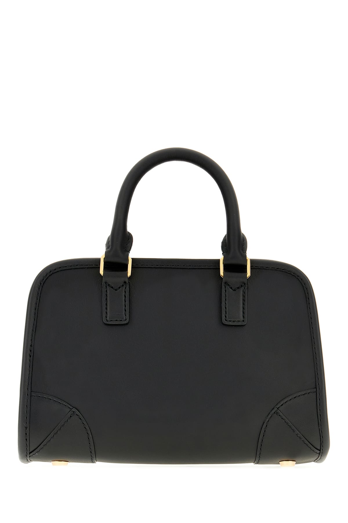 Mcm Women's Aren Boston Leather Handbag In Bk