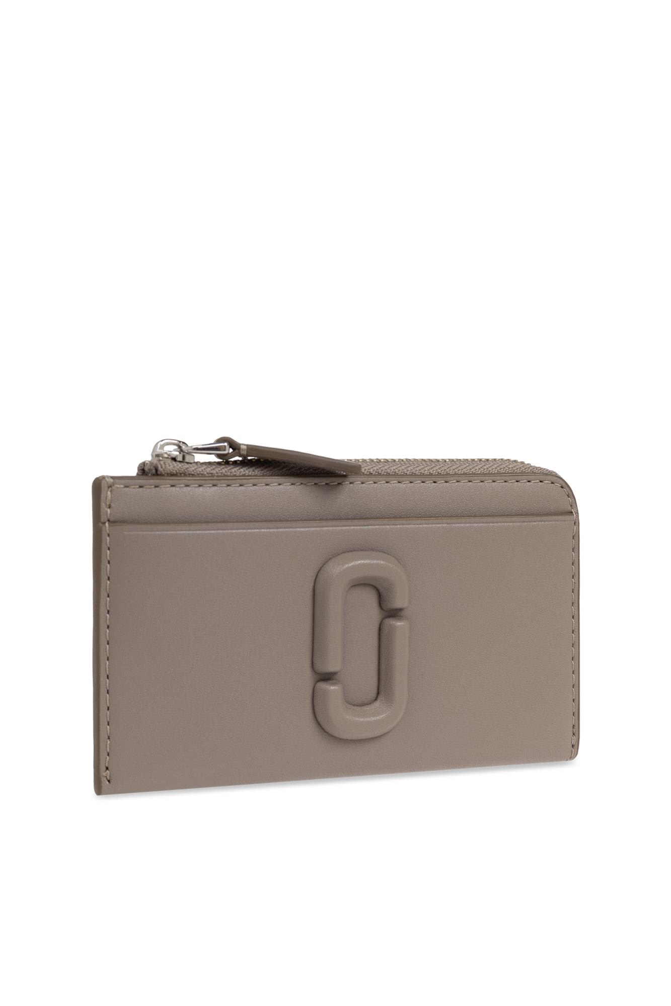 Marc Jacobs Gray 'the Covered J Marc Top Zip Multi' Wallet In Grigio
