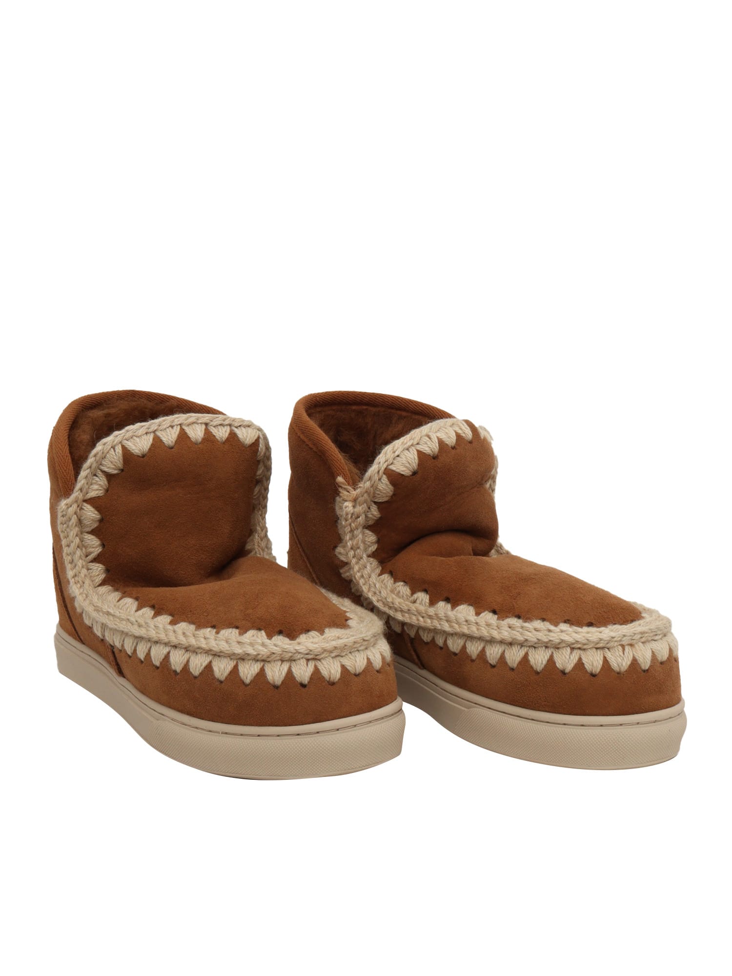 Mou Eskimo Sneakers In Brown