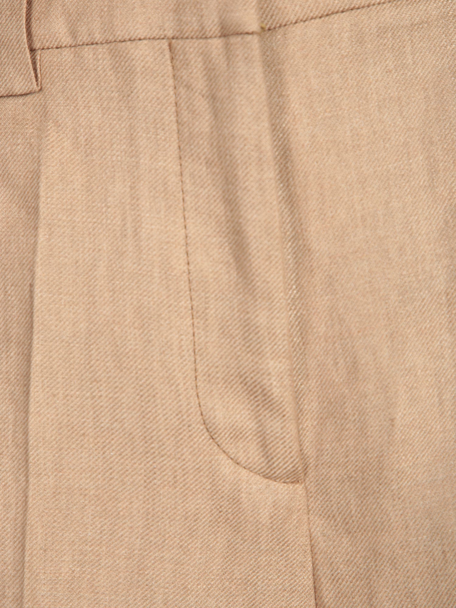 Incotex Tailored Beige Trousers With High Waist In Beige