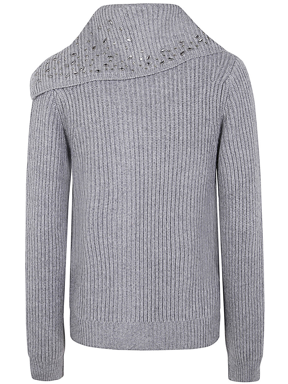 Shop Pinko Ashera Cashmere Mix Cardigan In Silver Mix