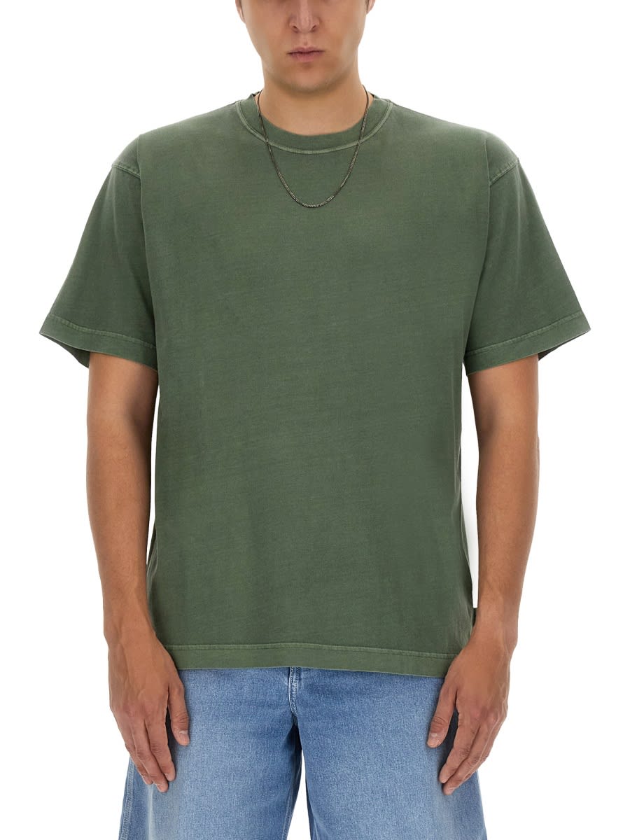 Carhartt T-shirt Dune In Green