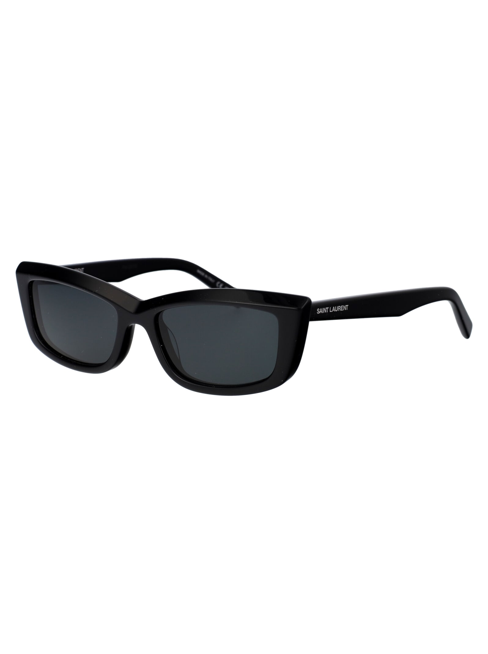 Shop Saint Laurent Sl 658 Sunglasses In 001 Black Black Black