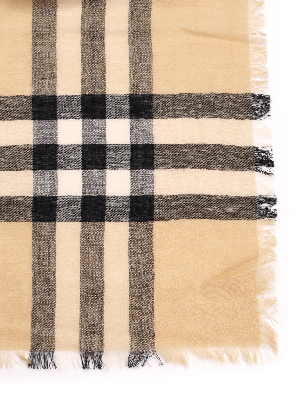 Burberry Cashmere Scarf Scarves And Foulards Beige In Brown