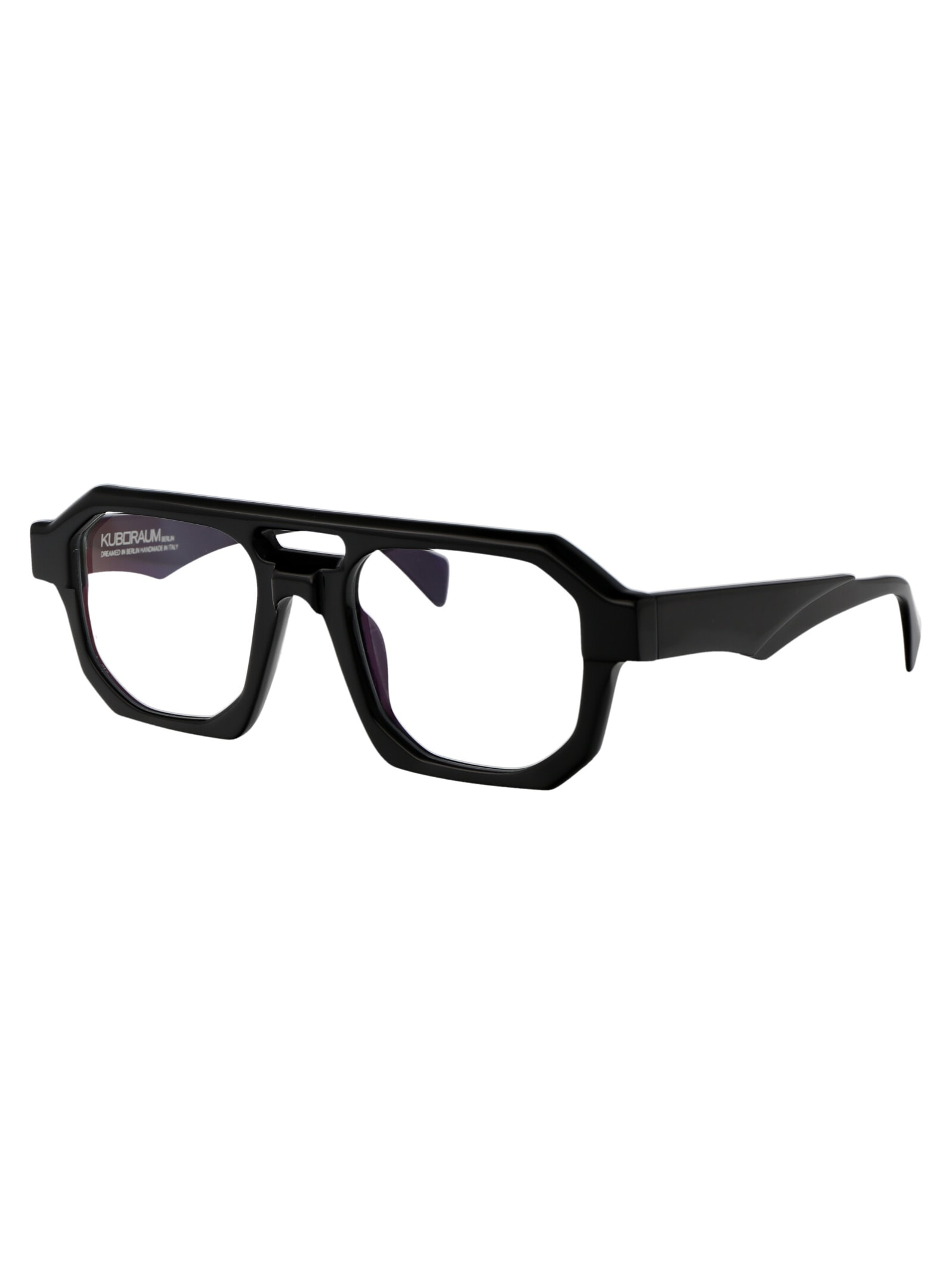 Shop Kuboraum Maske K33 Glasses In Bs Black