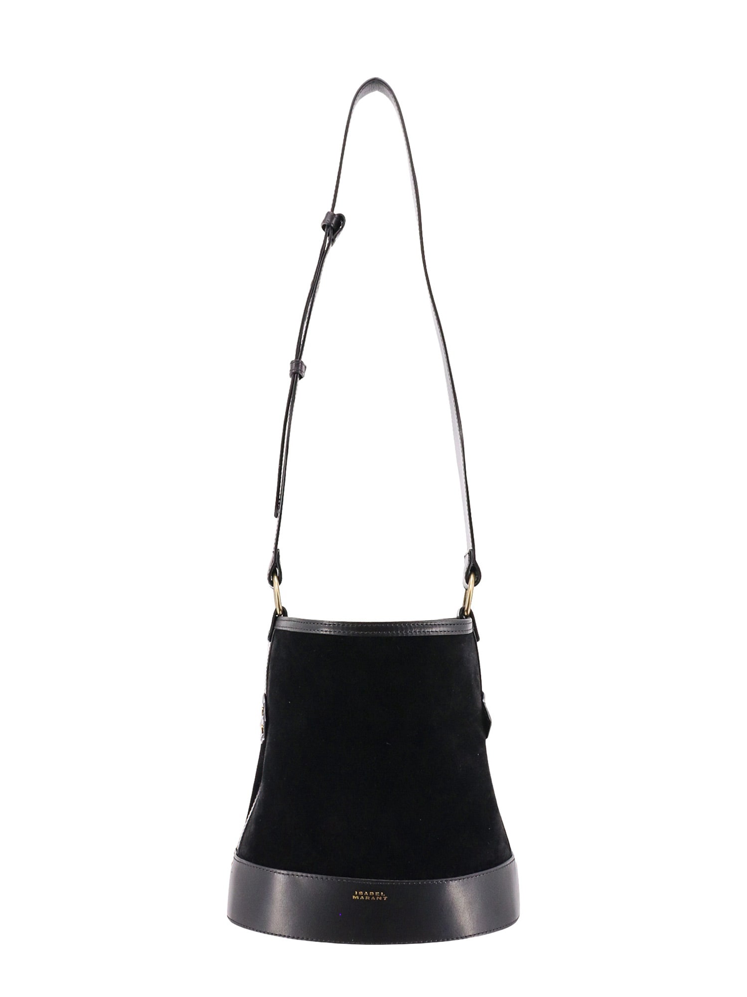 Shop Isabel Marant Samara Shoulder Bag In Bk Black