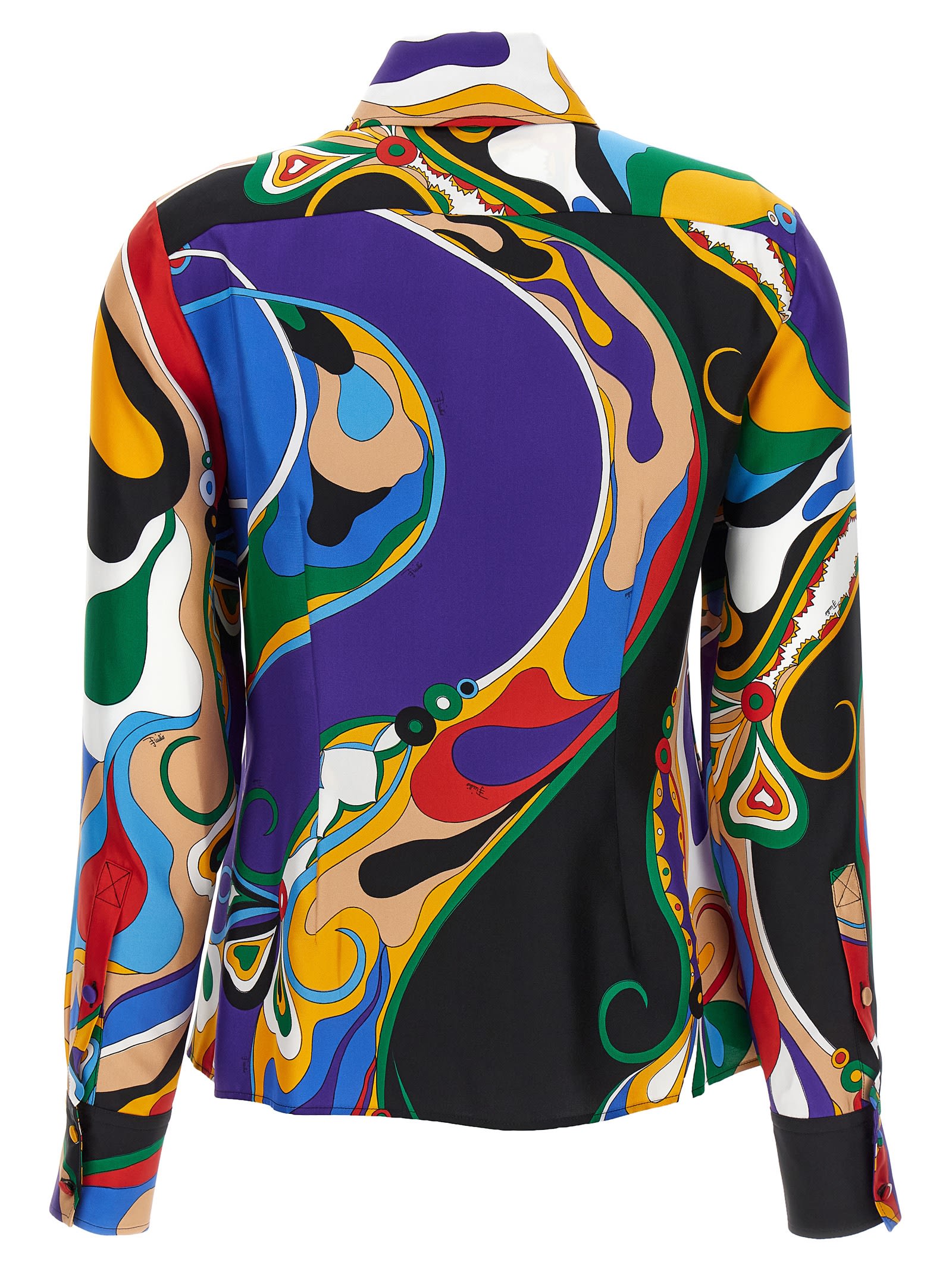 Shop Pucci Orchidee Shirt In Multicolor