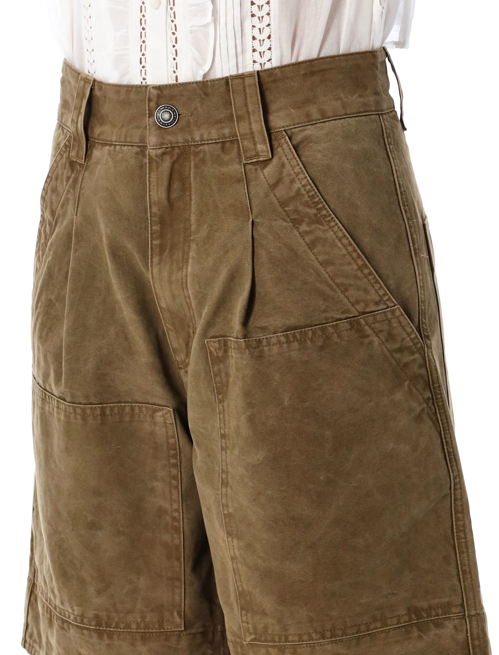 Isabel Marant Étoile Isabel Marant Etoile Katja Shorts In Light Bronze