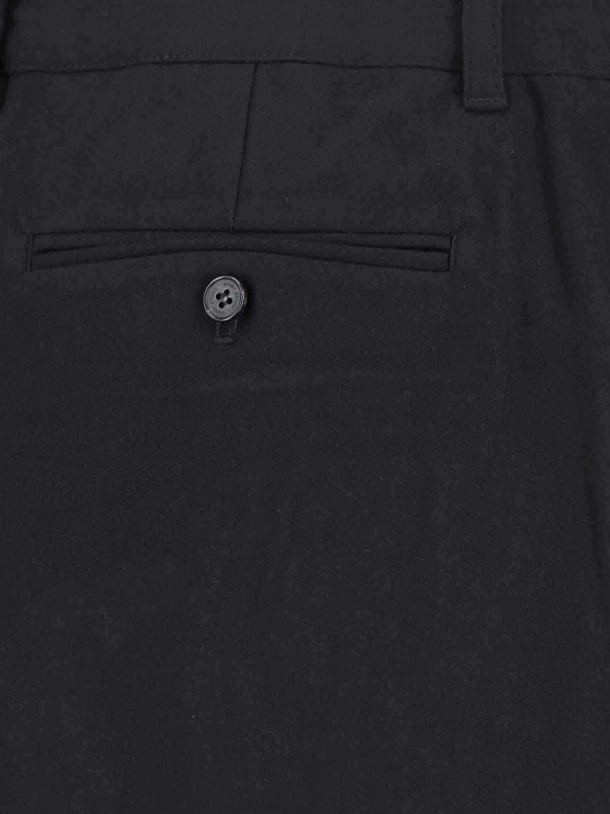 Dunst Pleated-front Trousers In Black