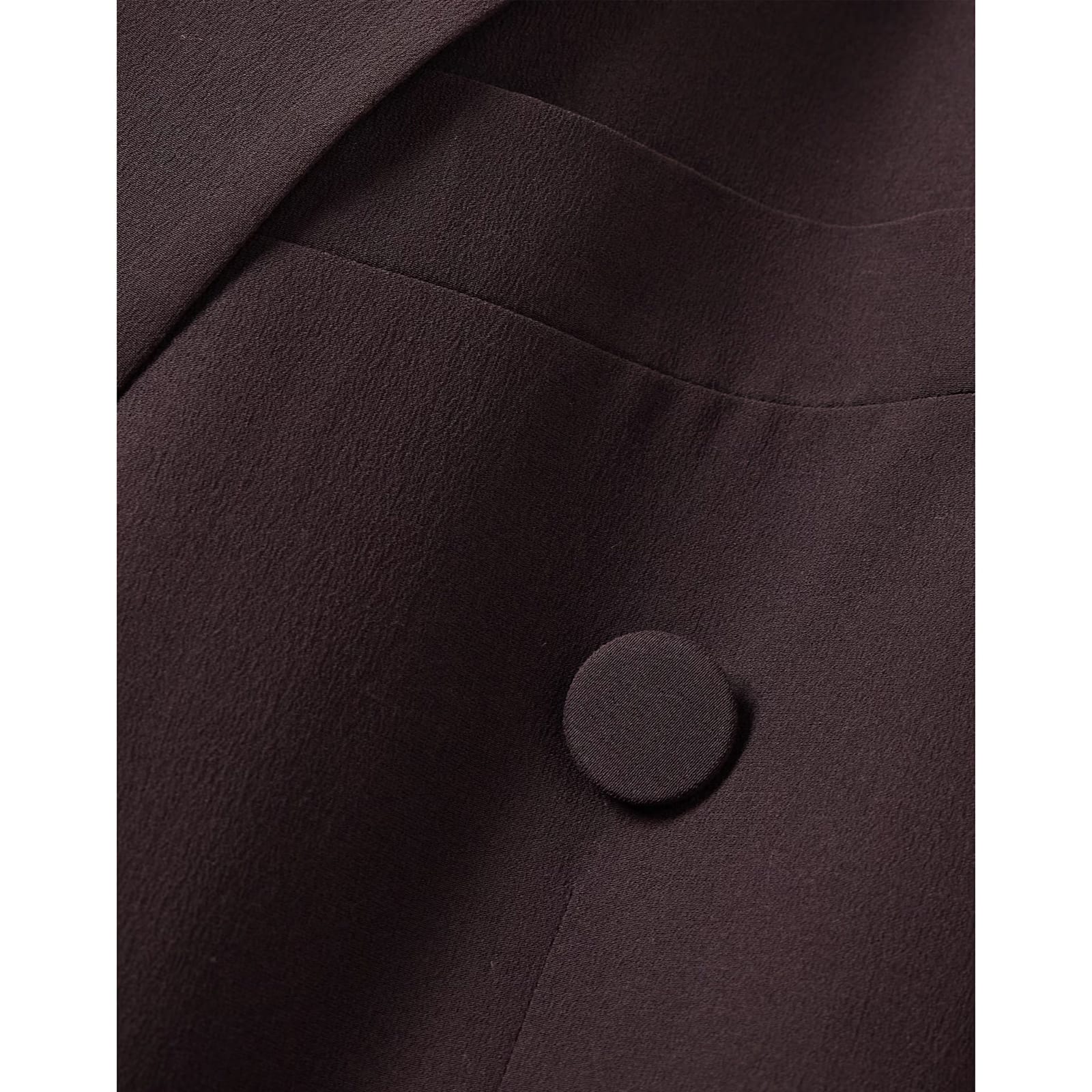 Saint Laurent Double-breasted Silk-crepe Blazer