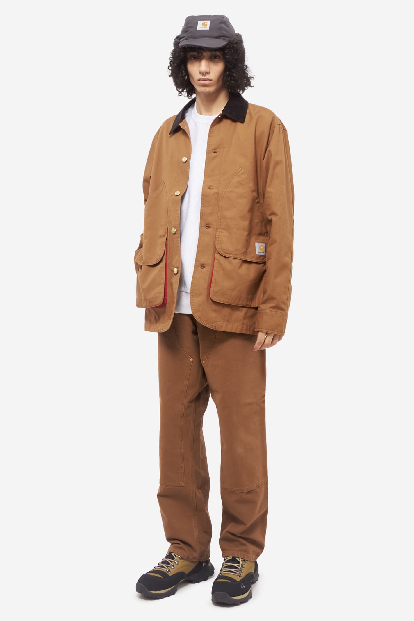 Shop Carhartt Heston Jacket In Brown