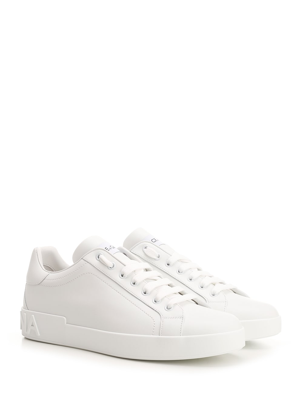 Shop Dolce & Gabbana Portofino Low Sneaker In White