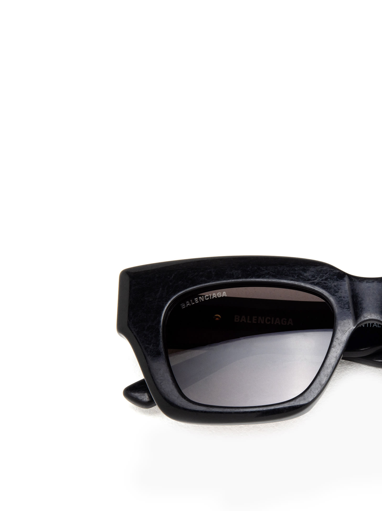Shop Balenciaga Bb0234s Black Sunglasses