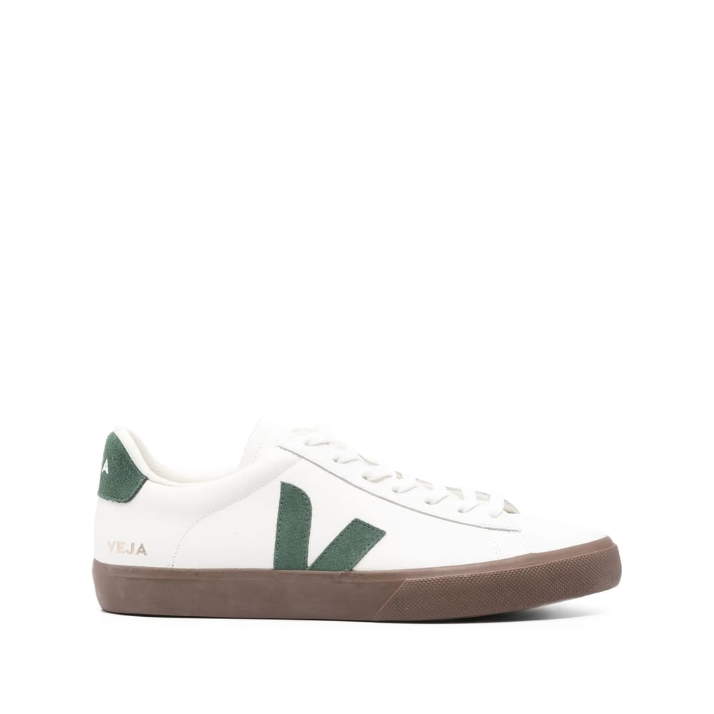 Veja Multicolour Leather Suede Sneaker In White